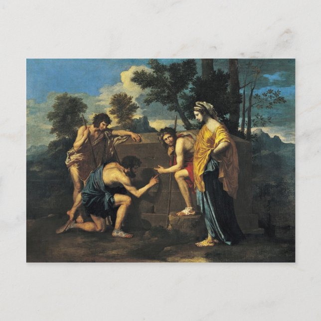 Shepherds In Arcadia (Et In Arcadia Ego), Postkarte (Vorderseite)