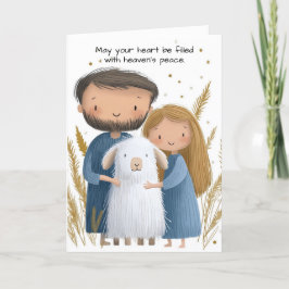 Shepherds Liebe Weihnachtskarte Karte