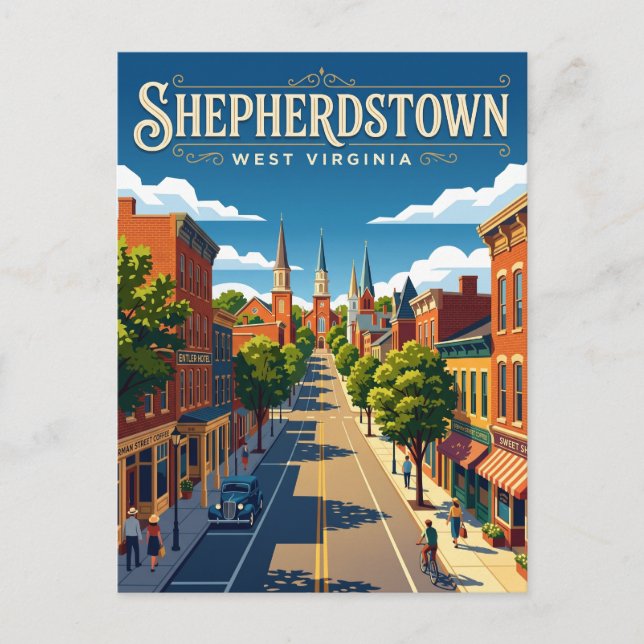 Shepherdstown USA Postkarte (Vorderseite)