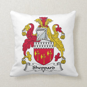 Sheppard Familienwappen Kissen