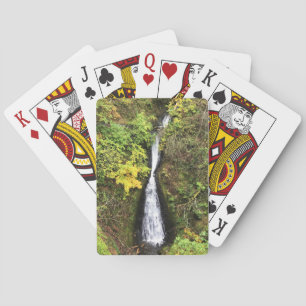 Shepperd's Dell Falls, Columbia River Gorge, OR Spielkarten