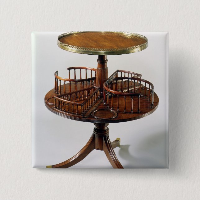 Sheraton zweistufiger stummer Kellner Button (Vorderseite)