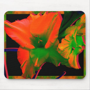 Sherbert Gladiolus Blume Mousepad