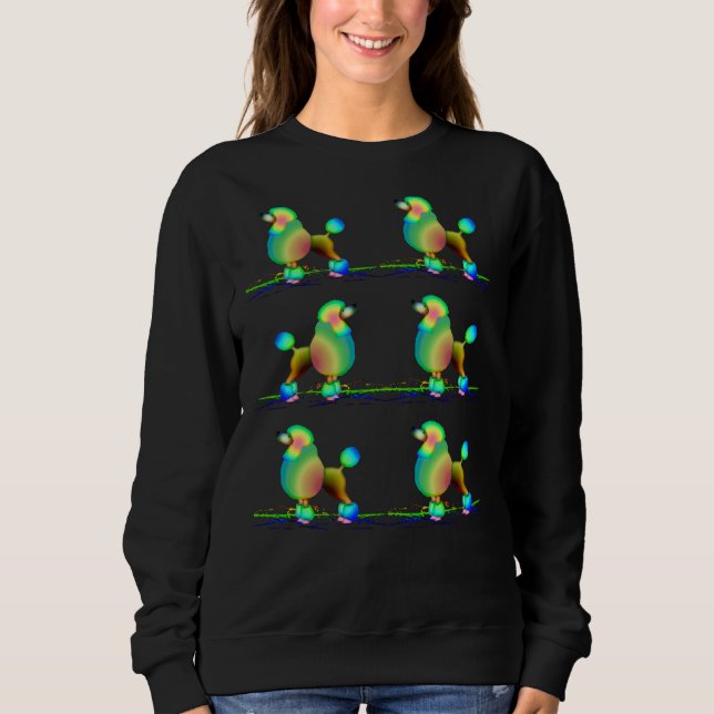 Sherbet Poodle Repeat Sweatshirt (Vorderseite)