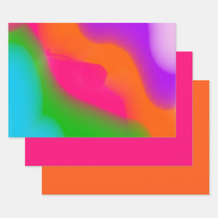 Sherbet Wasserfarben Geschenkpapier Set