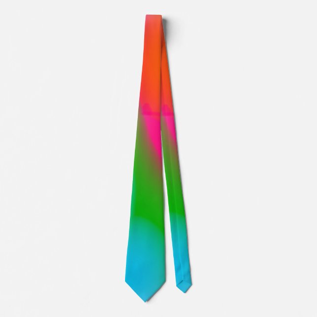 Sherbet Wasserfarbenkrawatte Krawatte (Vorderseite)