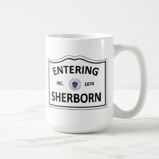 SHERBORN MASSACHUSETTS Hometown-Masse MA Townie Kaffeetasse