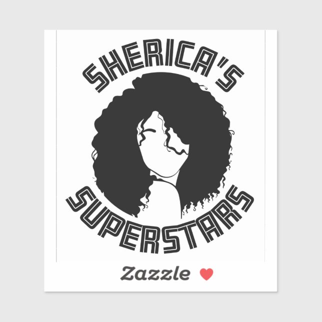 Sherica Silhouette Decal Aufkleber (Blatt)