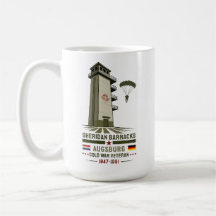 Sheridan-Kaserne Augsburg Airborne Veteran Kaffeetasse