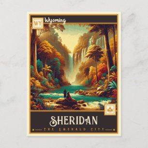 Sheridan, Wyoming   VINTAG Postkarte