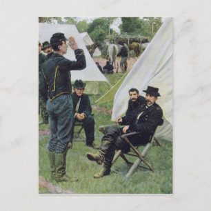 Sheridans erstes Interview mit Rowand Postkarte