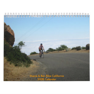 Sherie und Ben-Fahrrad Kalifornien Kalender