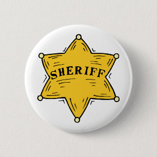 Sheriff-Abzeichen Button