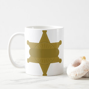 Sheriff Abzeichen Kaffeetasse