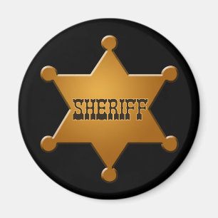 Sheriff-Abzeichen - Magnet
