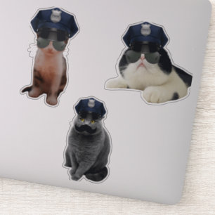 Sheriff Cat Aufkleber