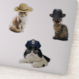 Sheriff Cat Aufkleber