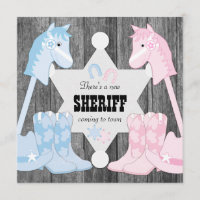 Sheriff Cowboy Gender Reveal