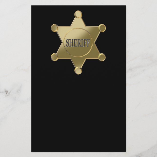 Sheriff golden star flyer (Vorne)