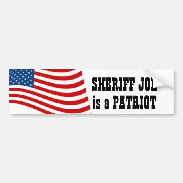 Sheriff Joe Autoaufkleber (Vorne)