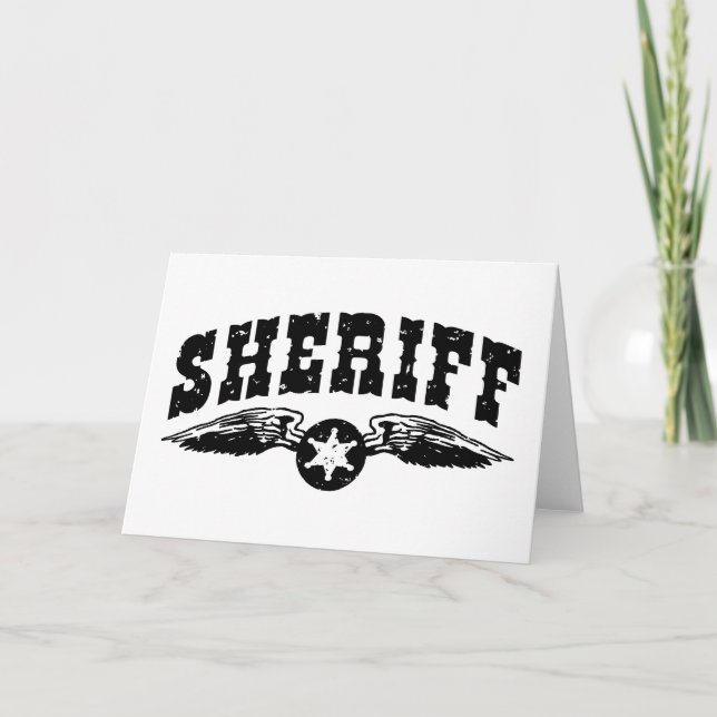 Sheriff Karte (Vorderseite)