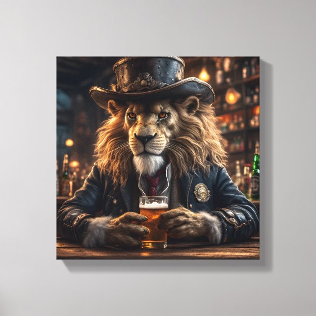 Sheriff Lion Leinwanddruck (Vorderseite)