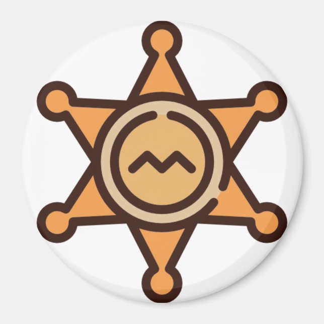 Sheriff Magnet (Vorne)