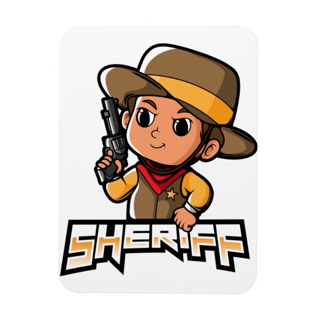 Sheriff Magnet (Vertikal)