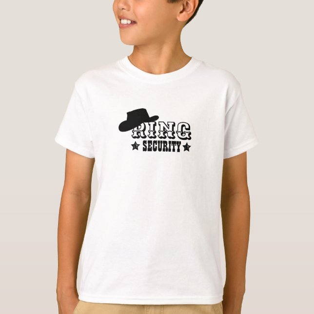 Sheriff ring security to Shirt (Vorderseite)