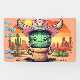 Sheriff Spike-Cottoncandy Cactus Character Banner