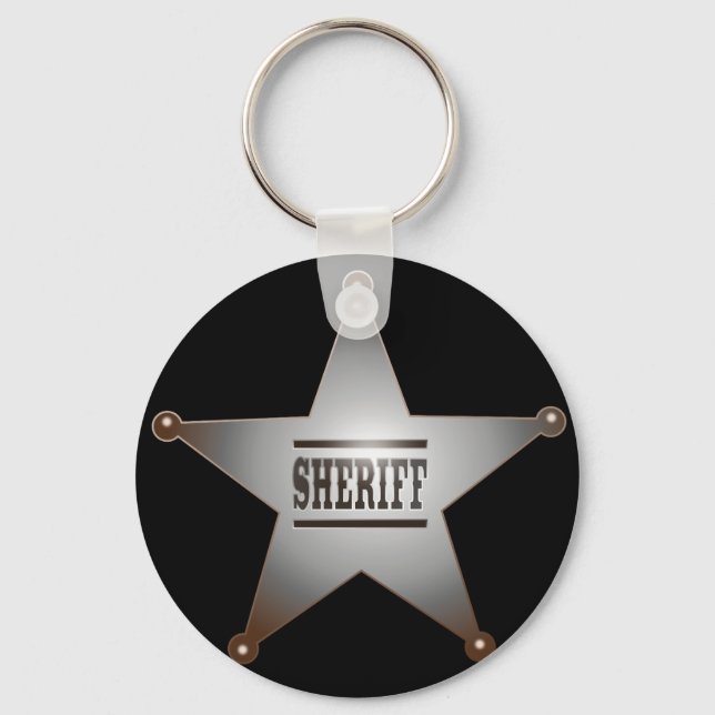 Sheriff star schlüsselanhänger (Vorderseite)