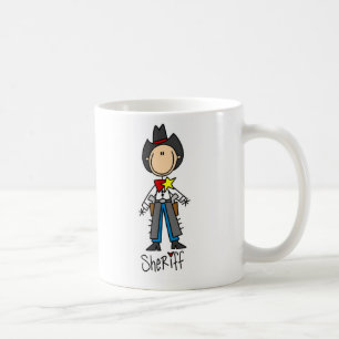 Sheriff-Stick-Figur-Tasse Kaffeetasse