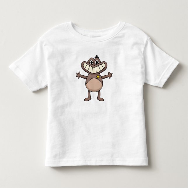 Sheriff Toadster Garten Banban Mouse Pad Costum Kleinkind T-shirt (Vorderseite)
