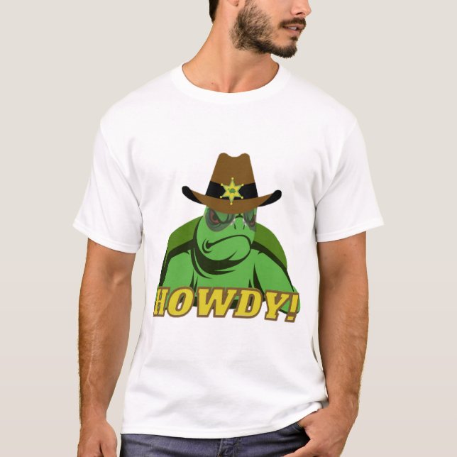 Sheriff Turtle T-Shirt (Vorderseite)