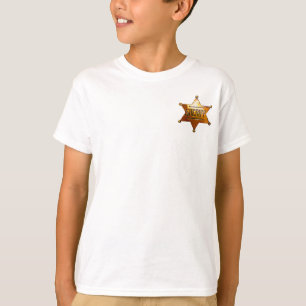 Sheriffs Abzeichen T - Shirt (viele Größen/Stile/F