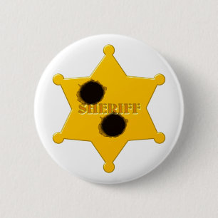 Sheriffstern Einschusslöcher sheriff's star bullet Button