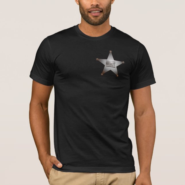 Sheriffstern T-Shirt (Vorderseite)