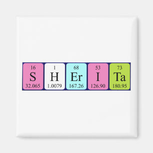 Sherita Periodenmagnet Magnet