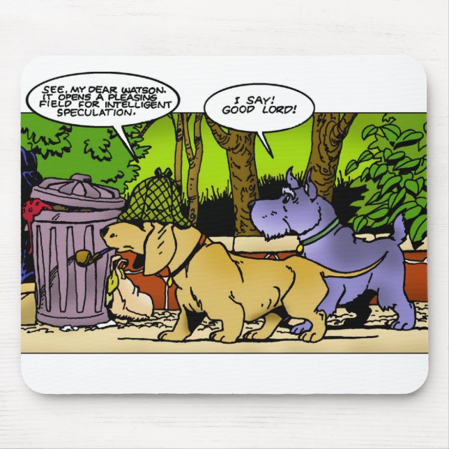 Sherlock Dog Mousepad (Vorne)