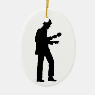 Sherlock Holmes Keramik Ornament