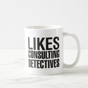 SHERLOCK MAG DETEKTIVE KONSULTIEREN KAFFEETASSE