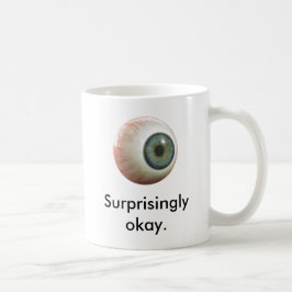 Sherlock überraschend okayaugapfel-Tasse Kaffeetasse