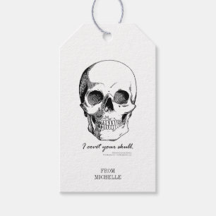 Sherlock-Zitat: Ich bedecke Ihre Skull-Gothic-Gesc Geschenkanhänger