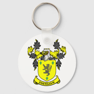 SHERMAN-Wappen Schlüsselanhänger
