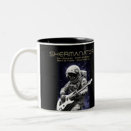SHERMANATOR Band-Mitglieder Zweifarbige Tasse