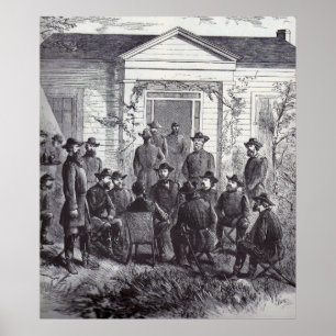 Shermans Rat des Krieges Poster