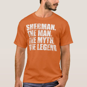 ShermanSherman Familienname Sherman Nachname Sherm T-Shirt