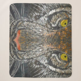 Sherpa Blanket - Augen des Tigers Sherpadecke
