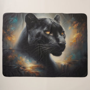Sherpa Blanket Black Panther Large Sherpadecke