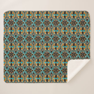 Sherpa Blanket mit Bahamas-Farbdesign Sherpadecke